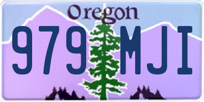 OR license plate 979MJI