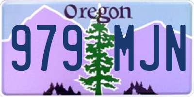 OR license plate 979MJN