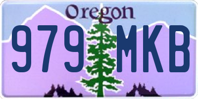 OR license plate 979MKB