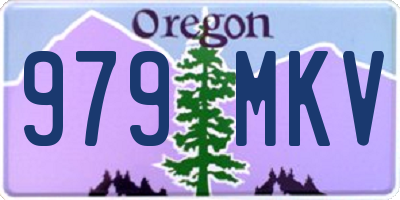 OR license plate 979MKV