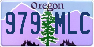 OR license plate 979MLC