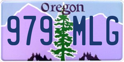 OR license plate 979MLG