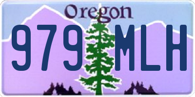 OR license plate 979MLH