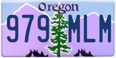 OR license plate 979MLM