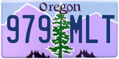 OR license plate 979MLT