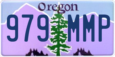 OR license plate 979MMP