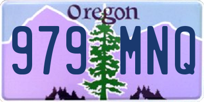 OR license plate 979MNQ
