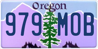 OR license plate 979MOB