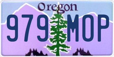 OR license plate 979MOP