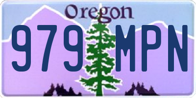 OR license plate 979MPN