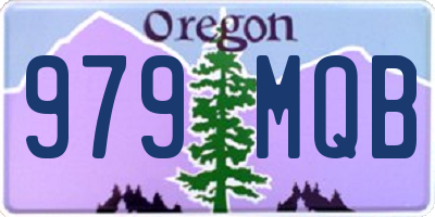 OR license plate 979MQB