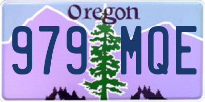 OR license plate 979MQE