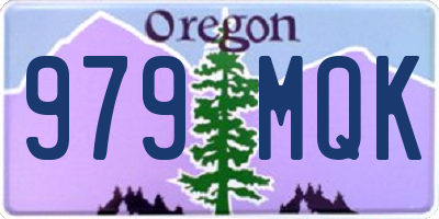 OR license plate 979MQK