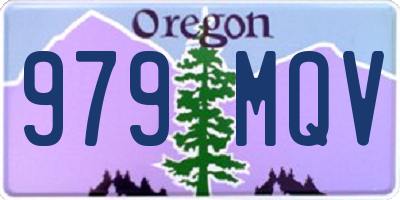 OR license plate 979MQV