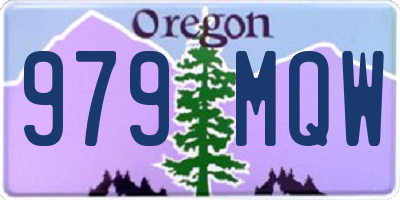 OR license plate 979MQW