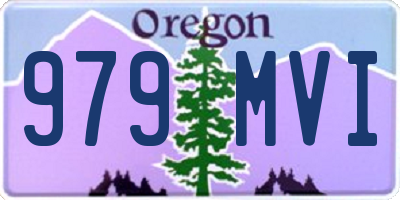 OR license plate 979MVI