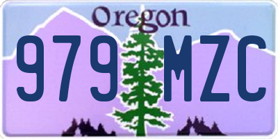 OR license plate 979MZC