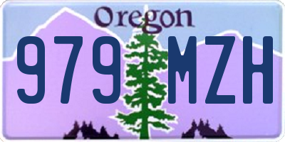 OR license plate 979MZH