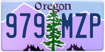 OR license plate 979MZP