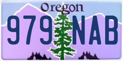 OR license plate 979NAB