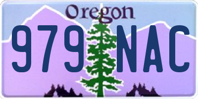 OR license plate 979NAC