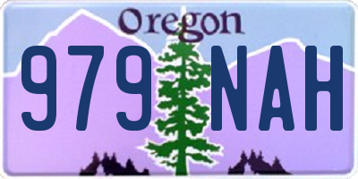 OR license plate 979NAH