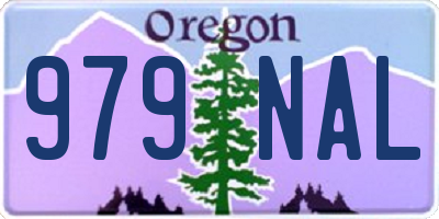 OR license plate 979NAL