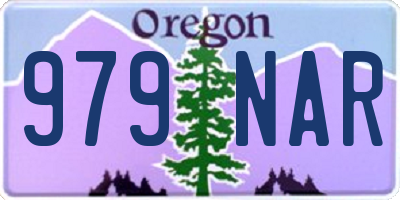 OR license plate 979NAR