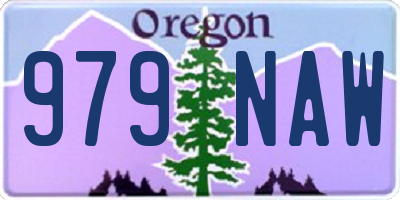 OR license plate 979NAW