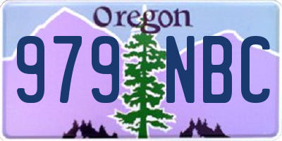 OR license plate 979NBC