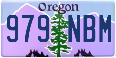 OR license plate 979NBM