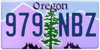 OR license plate 979NBZ