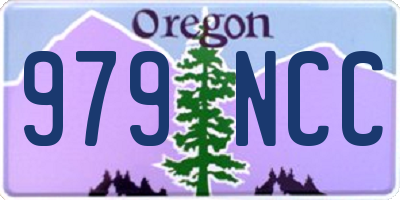 OR license plate 979NCC