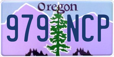 OR license plate 979NCP