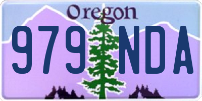 OR license plate 979NDA