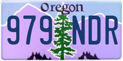 OR license plate 979NDR