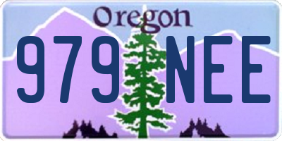 OR license plate 979NEE