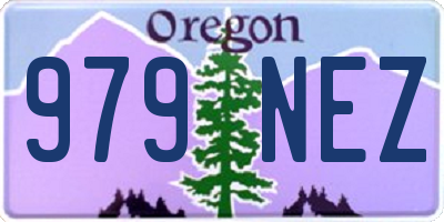 OR license plate 979NEZ