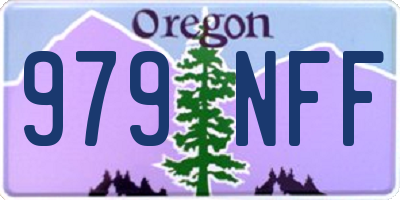 OR license plate 979NFF