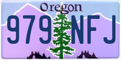 OR license plate 979NFJ