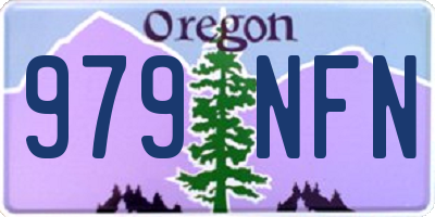 OR license plate 979NFN
