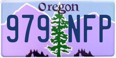 OR license plate 979NFP