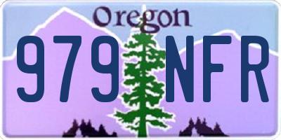 OR license plate 979NFR