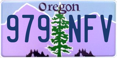 OR license plate 979NFV