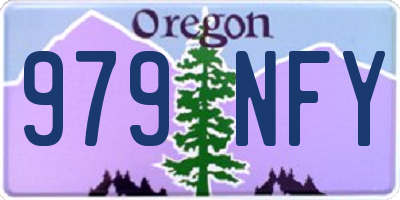OR license plate 979NFY