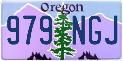 OR license plate 979NGJ