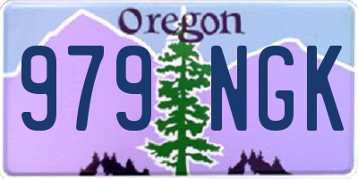 OR license plate 979NGK