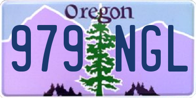 OR license plate 979NGL