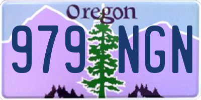OR license plate 979NGN