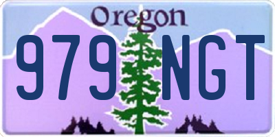 OR license plate 979NGT